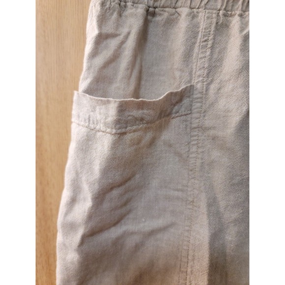 Zac & Rachel Womens Linen Blend Shorts~Size Large - Picture 2 of 4